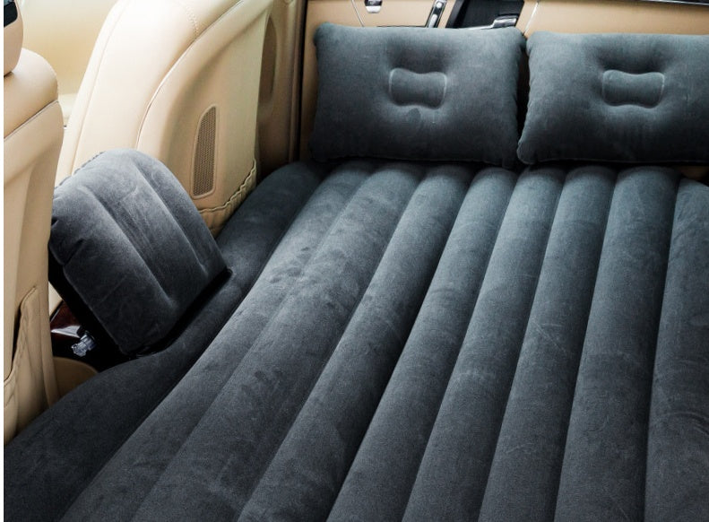 Inflatable Car Air Mattress - Premium Travel Bed for Back Seat Camping & Road Trips