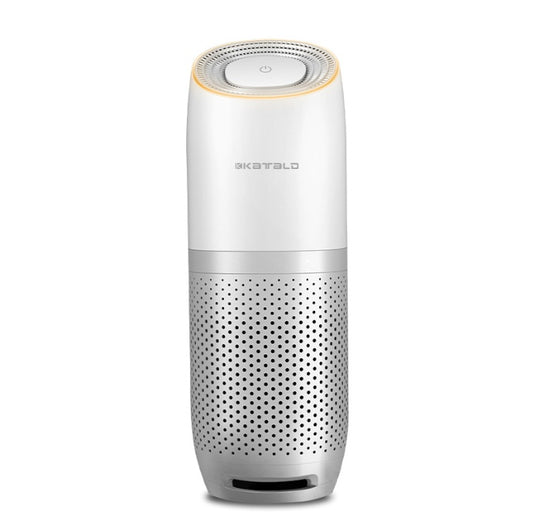 Premium Car Air Purifier with HEPA Filter - USB Powered 3-Stage Filtration & Negative Ion Generator